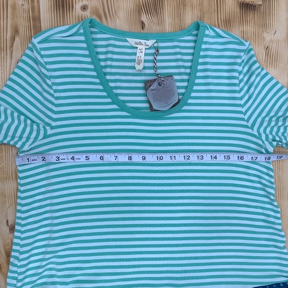 Matilda Jane Talk Tomorrow Striped Polka Dot Top Sz S - Picture 11 of 14